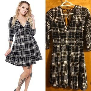 SMAK PARLOUR PLAID DRESS FROM SOURPUSS